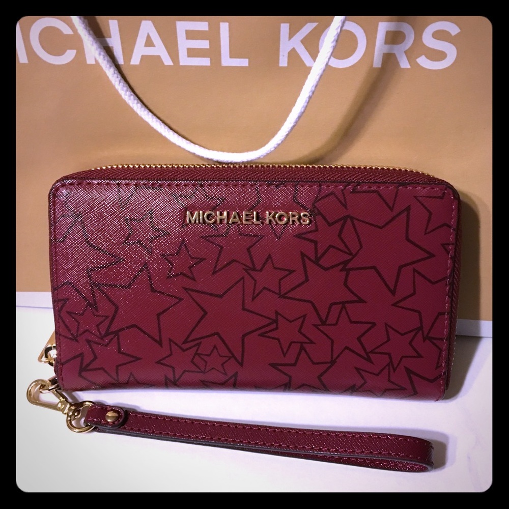 NWT Michael Kors large phone case/wallet wristlet